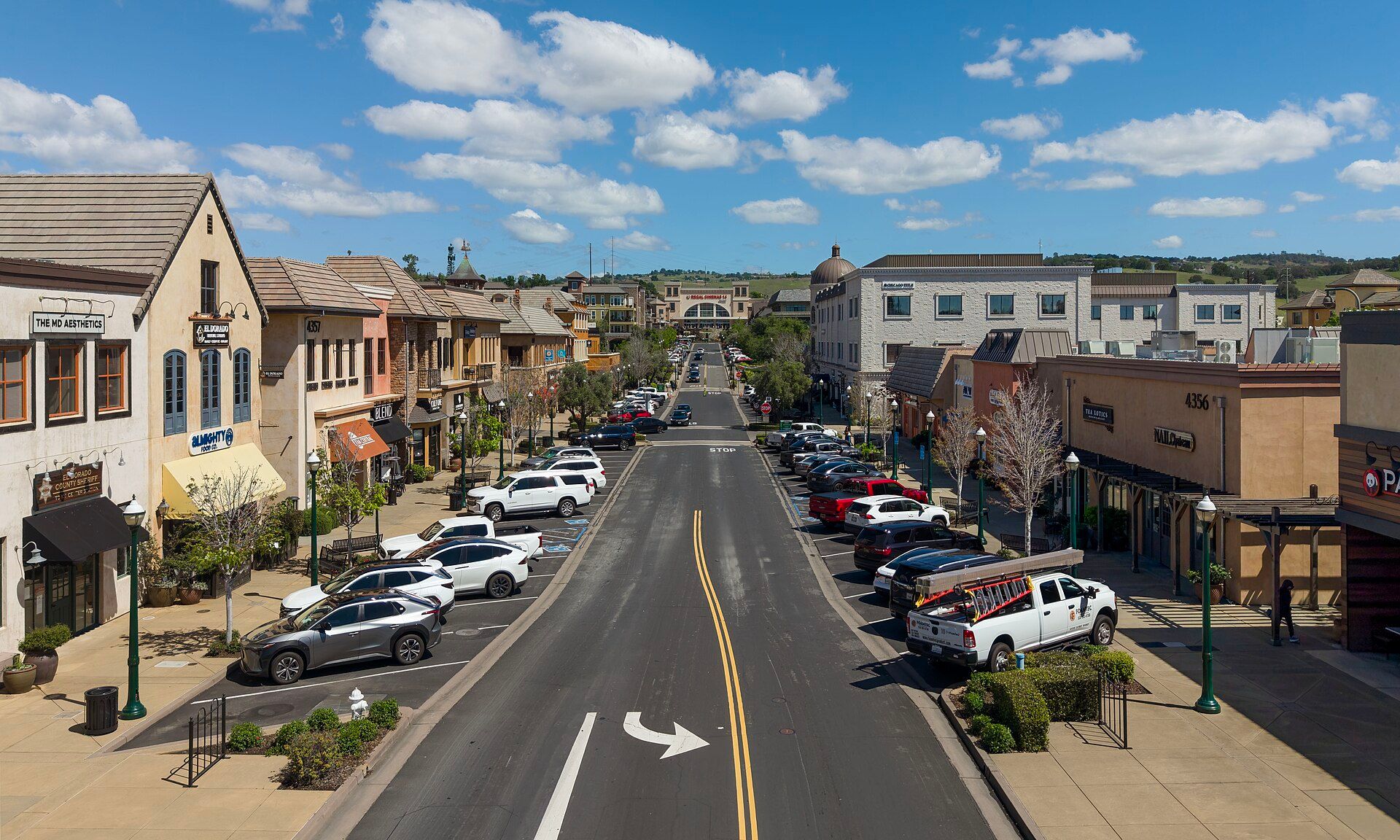 El Dorado Hills Town Center commercial district in El Dorado Hills, California