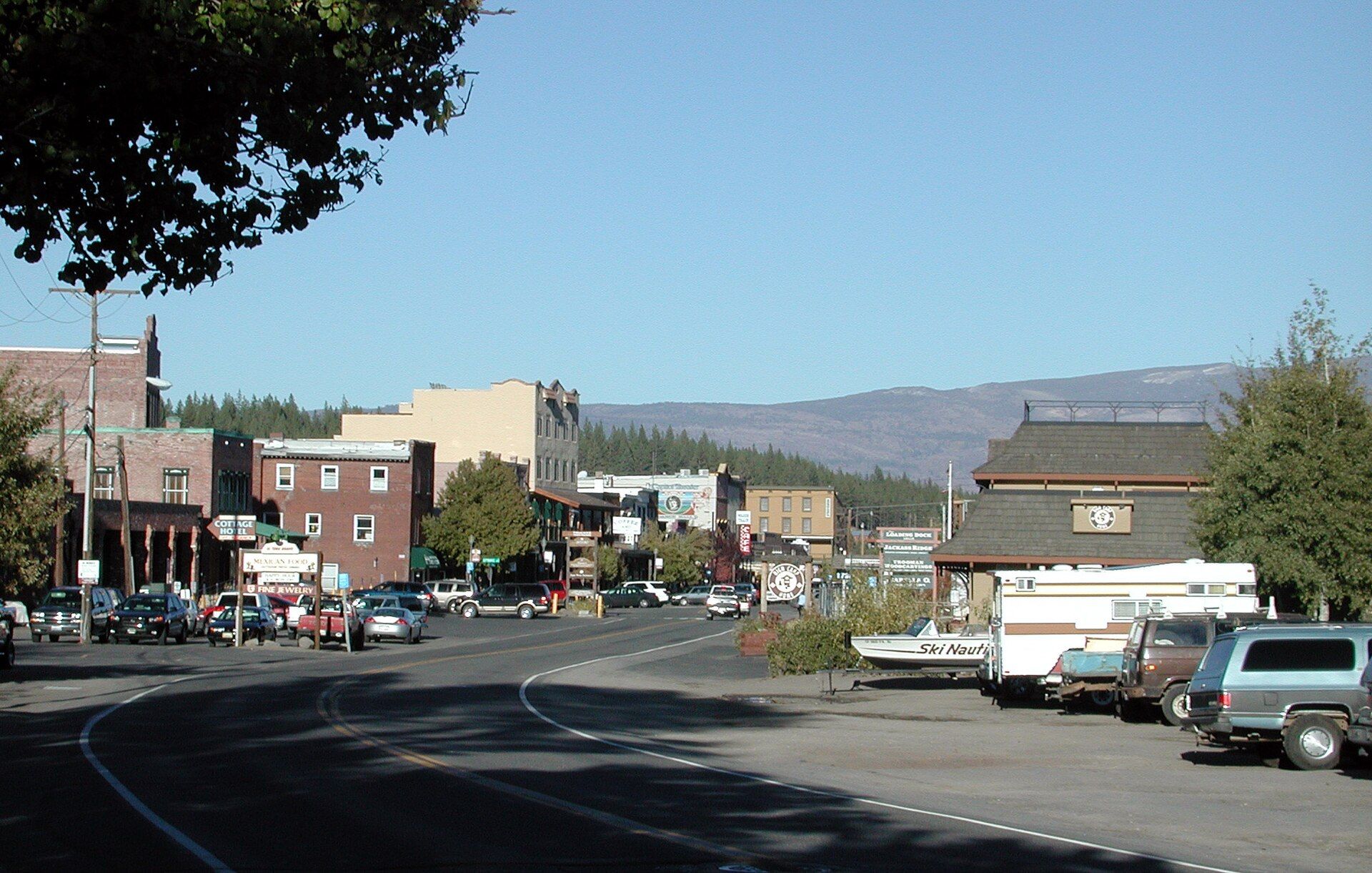 Historic downtown Truckee, California