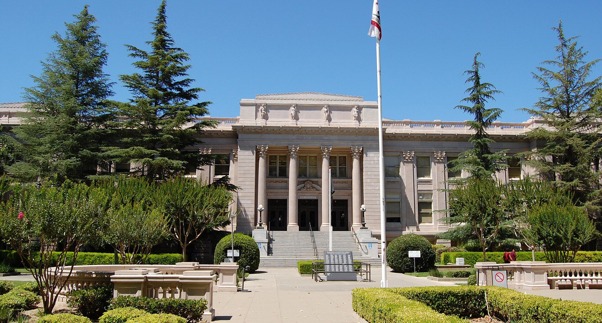 Historic Yolo County Courthouse in Woodland, California